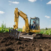 Mini Excavator Attachment Mini Digger Rake 450mm / 25mm Pins Mini Grabber