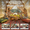 Inflatable Tents Blow Up Tent Waterproof Air Glamping 4 - 6 Person w/Pump