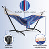 Hammock with Stand, Blue 1 Person Hammock with Adjustable Frame, VonHaus