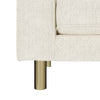 Dusk Soho Ivory Bouclé & Gold Effect 3 Seater Sofa RRP £569