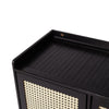 3 Rattan Doors Bamboo Shoe Cabinet Storage Cupboard Hallway Footwear Stand Rack
