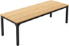 200cm Rectangular Dining Table for 6-8 Person Long Narrow Kitchen Dinner Table