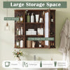 Modern Wall Mounted Medicine Cabinet w/3 Internal Shelves
