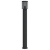 Outdoor Floor Lamp Black 110cm Stainless Steel