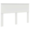 Storage Bed with Headboard White 140 x 200 cm Engineered Wood
