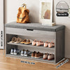 Shoe Bench Shoe Storage Rack Cabinet Organiser with Cushion Padded Seat Unit UK