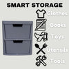 Large Rattan Drawer Storage Unit 2/3/4 Drawers Units Bedroom Office Desktop Draw