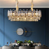 60cm Gold Plated Modern Crystal Chandeliers Lighting Pendant Ceiling Lamp 3Color