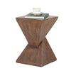 Antique Vintage Concrete Art Deco Occasional Table Side Lamp Table Plant Stand