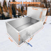 Maple Syrup Evaporator Pan 30 x 16 x 19 Inch w/ Thermometer 3/4" Throttle Valve