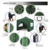 ® Pop Up 3x3m Heavy Duty Waterproof Commercial Grade MarketStall