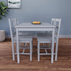 Solid Wooden Dining Table and 2 4 Chairs Set Home Kitchen Furniture