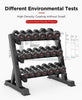 Adjustable 3-Tier 1100LBS Dumbbell Rack Heavy Duty Weight Rack Storage Shelf Gym