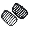 For X4 G02 X3 G01 18-21 Front Kidney Grille Grill Gloss Black Single Slats