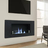 Bio Ethanol Fireplace Recessed Wall Mounted Stainless Steel Glass Biofire Heater