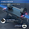 Gaming Desk LED RGB Computer Table Workstation w/ Cup Holder & Headphone Hook