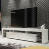 TV Unit 200cm Sideboard Cabinet | Cupboard TV Stand | White High Gloss Doors