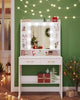 Dressing Table With Led Mirror Drawers Set Makeup Desk Vanity Table Lights