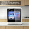 Table Top Dishwasher Small Portable Fully Automatic 5 Programs Touch Control