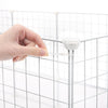 Pet Dog Play Pen 24 Panels Puppy Rabbit Playpen DIY Detachable Metal Cage Fence