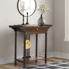 Large Bamboo Wood Console Table Home Office Entrance Desk Corner Dressing Table