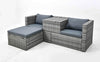 Victoria Rattan Garden Furniture Corner Sofa Lounge Set In/Outdoor Extra Wide