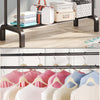 Heavy Duty Double Rail Clothes Garment Hanging Rack Shelf Display Stand UK