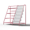 Bookshelf Bookcase with Children's Reading Room for 9 Storage Compartme Pink New