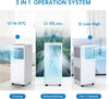 9000 BTU Portable Air Conditioner 3-in-1 AC Unit Fan Dehumidifier Room