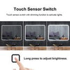 Bluetooth Bathroom LED Mirror With Demister Pad Touch Sensor Lights 600x800mm