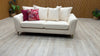 'Alyssia' 3 Seater Sofa Cream Boucle Fabric Self Piped Pillow Back RRP £1800