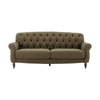 Dusk Hebden Olive Green Velvet 3 Seater Sofa RRP £1689