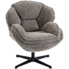 Accent Chair with Swivel for Living Room Grey