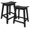 Outdoor Bar Stool 1&2 Pcs Set Heavy-duty HDPE Terrace Countertop High Chair