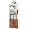 5-Tier Bookcase, Tall Bookshelf w/ Adjustable Shelf, Refurbished