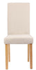 4 X Beige Velvet Dining Chairs Diamond Stitch back Wooden Legs Isabella model