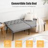 Double Fabric Sofa Single Bed Sleeper Couch Sofabed Settee Recliner Beds Pleqkkn