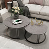 Coffee Tables for Living Room Set of 2 Modern Nesting Coffee Tables Black Finish