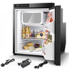 65L Built-In Refrigerator, Dual-Zone Compressor Fridge & Freezer Suitable for RV