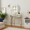 Dressing Table Glass Mirrored Vanity Table Entrance Hall Table Console Furniture