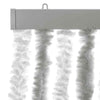 Fly Curtain Grey and White 100x200 Chenille Z9O3