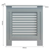 Grey Radiator Cover Grill Shelf Cabinet MDF Wood Modern Traditional Furniture