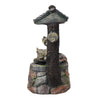 Garden Water Feature Fountain LED Lights Indoor Outdoor Statues Ornament Cascade