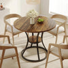 Round Dining Table for 2, 31.5'' Farmhouse Small Kitchen Table for Dining Room