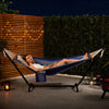 Hammock with Stand, Blue 1 Person Hammock with Adjustable Frame, VonHaus