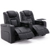 BROADWAY CINEMA 1,2,3,4 SEATER CHAIR BLACK / WHITE WITH TRAY AND WITHOUT TRAY