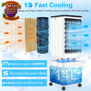 4 In 1 Portable Air Cooler 14L Evaporative Cooling Fan Remote Control 60W