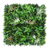 Artificial Living Green Wall Panel 100 x 100cm Plant Flower Foliage Hedge