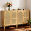 Sideboard Storage Cabinet Cupboard Buffet with Rattan Door Dining Room Furniture