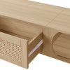 Wooden TV Stand Cabinet 170 cm TV Unit With Storage & Solid Wood Slide Doors